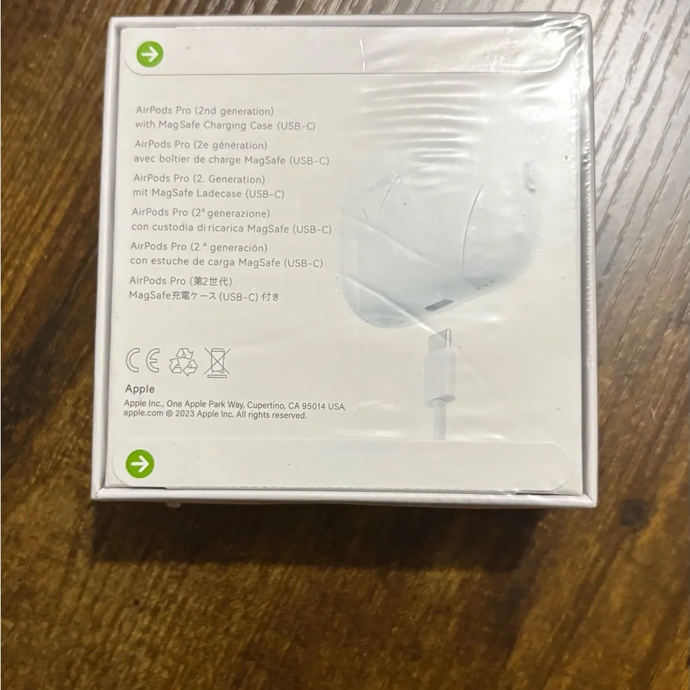 Apple Wireless Earbuds with White Charging Case